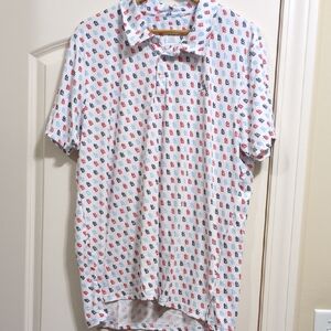 St. Louis Cardinals Men's White Patterned Shirt